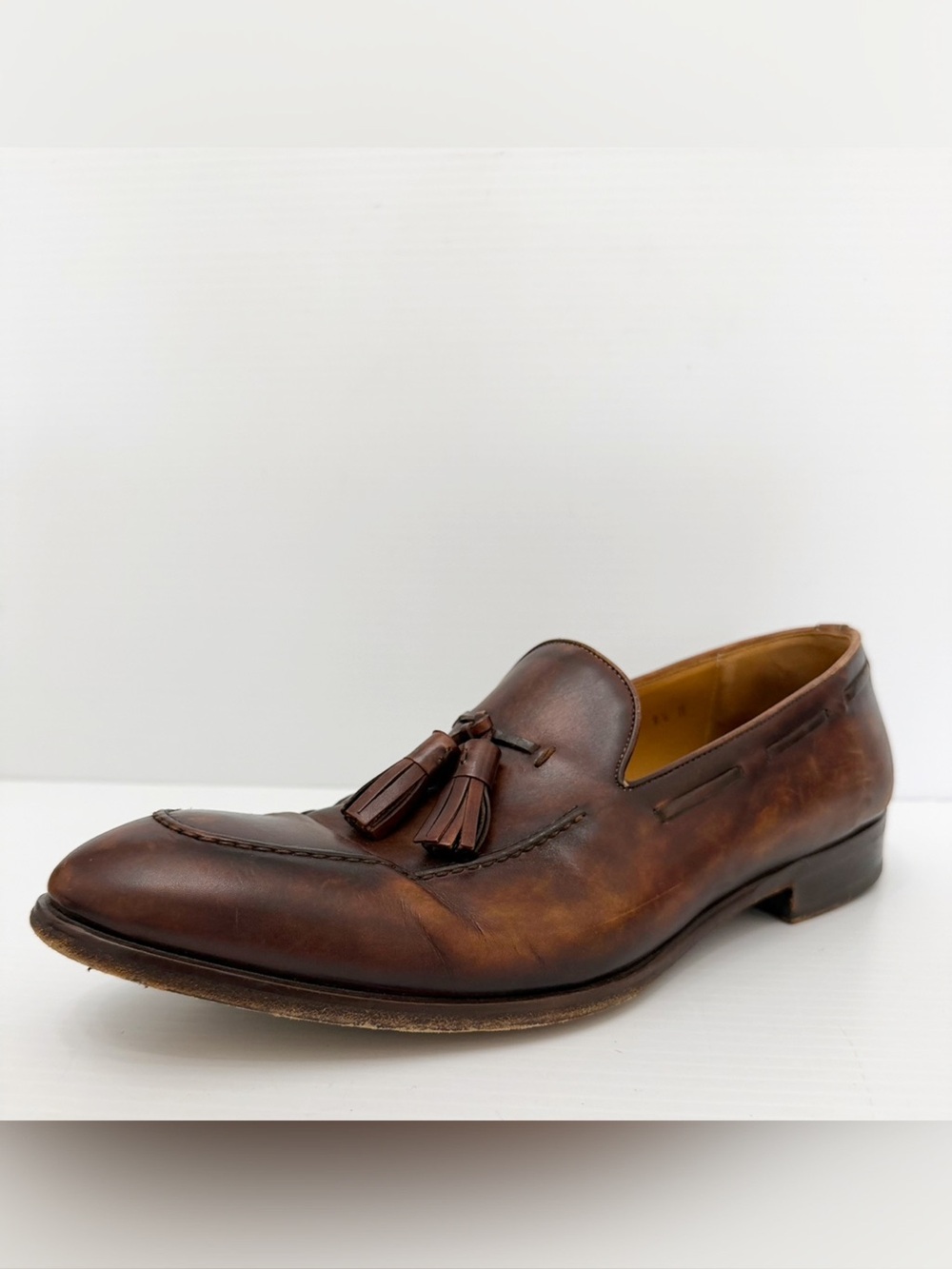 Magnanni Men's Raulo Leather Slip-On Tassel Loafers - 9.5